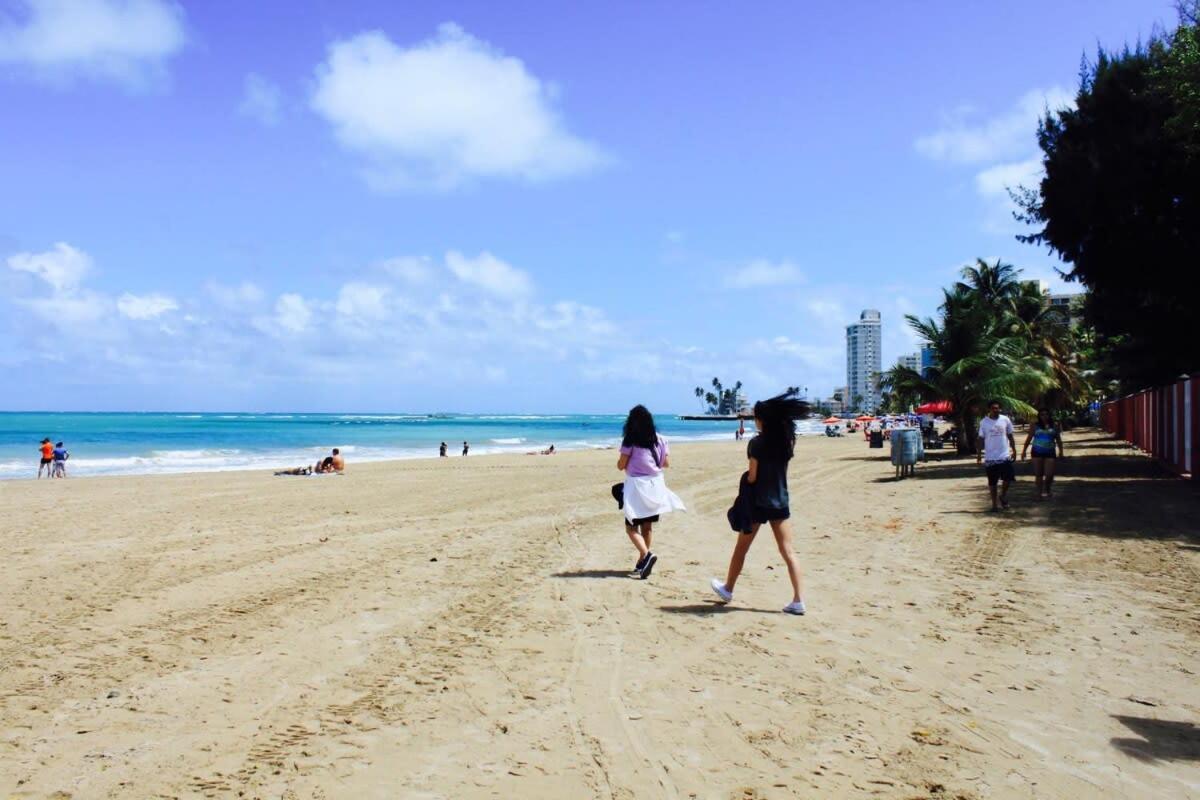 2Br Gem Ocean Front Building Isla Verde Beach 산후안 외부 사진